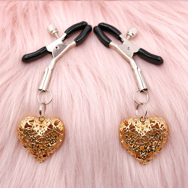 Love set pince-tétons et plug anal assortie - Cutie Kinkyxx