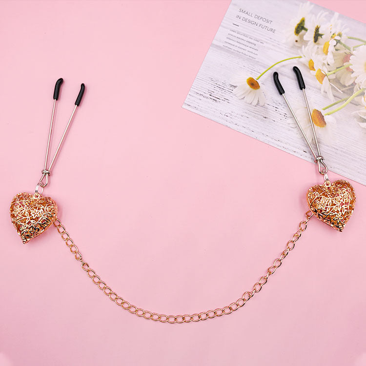 Love set pince-tétons et plug anal assortie - Cutie Kinkyxx