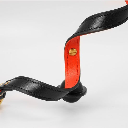 Sexy collier en cuir avec laisse - Cutie Kinkyxx