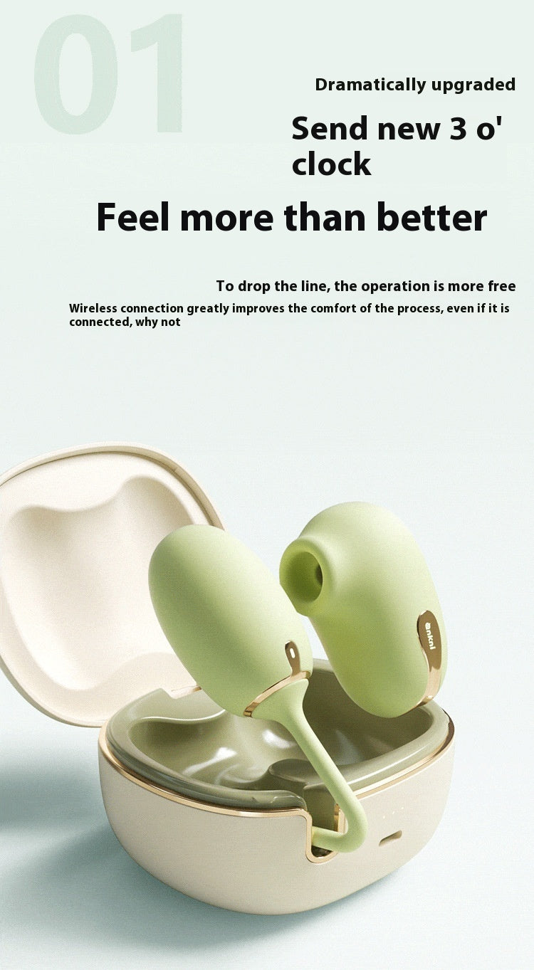 Cutie green Moonlight aspirateur et vibrant - Cutie Kinkyxx
