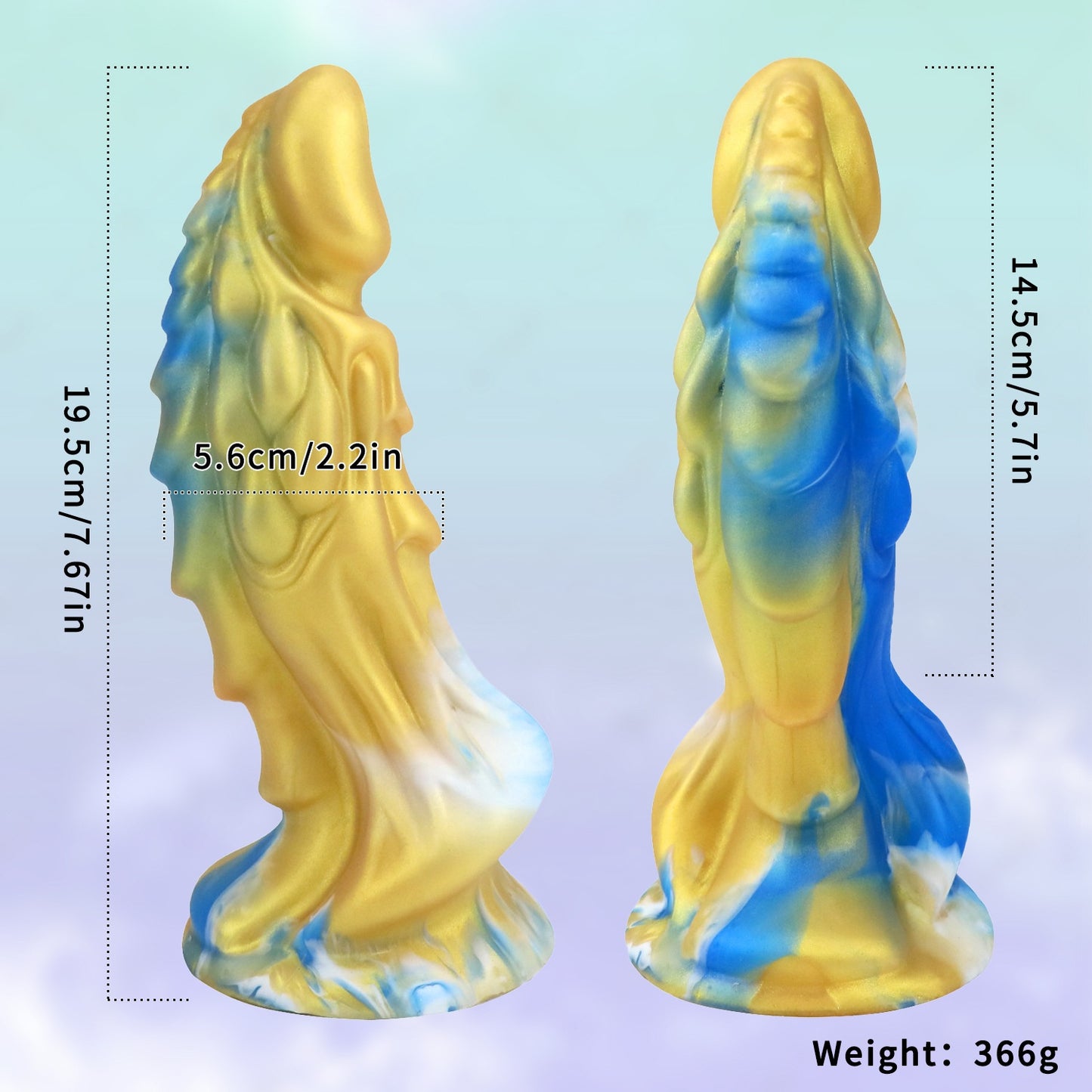 Silicone dragon mix couleurs - Cutie Kinkyxx