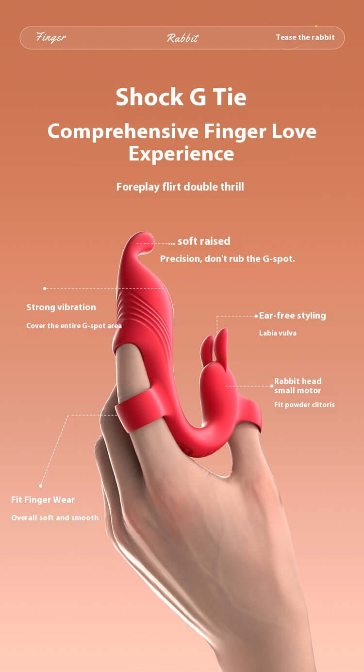 Stimulateur G-spot à enfiler sur les doigts - Cutie Kinkyxx