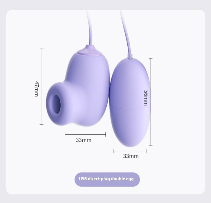 Cutie œuf vibrant multi-embout - Cutie Kinkyxx