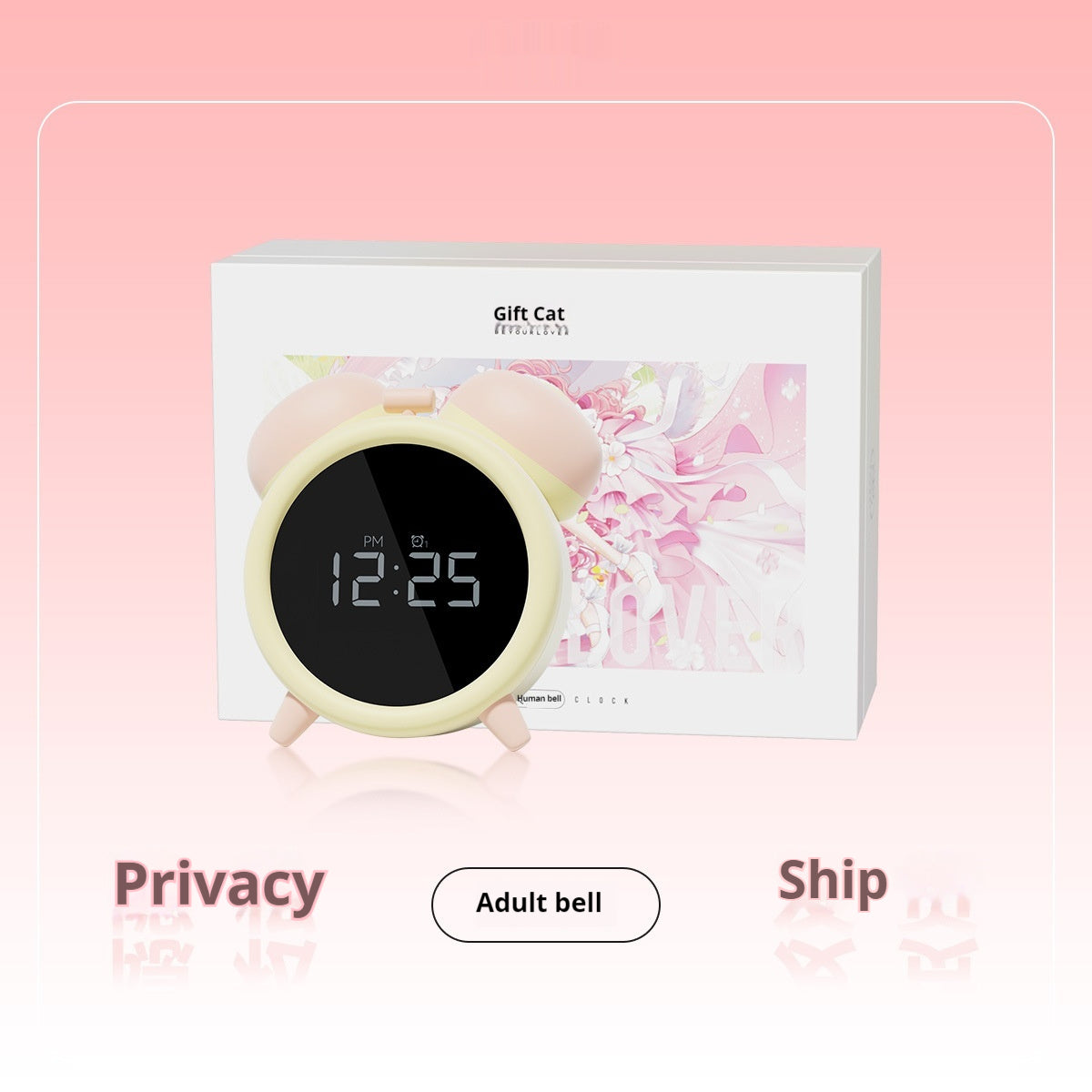 Réveil trompe l'oeil aspirateur et mini vibro - Cutie Kinkyxx