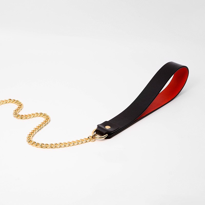 Sexy collier en cuir avec laisse - Cutie Kinkyxx