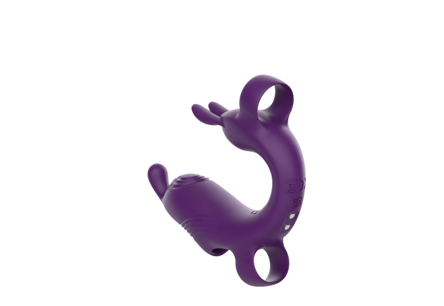 Stimulateur G-spot à enfiler sur les doigts, en silicone ABS, permettant d'améliorer les sensations manuelles. Coloris violet.