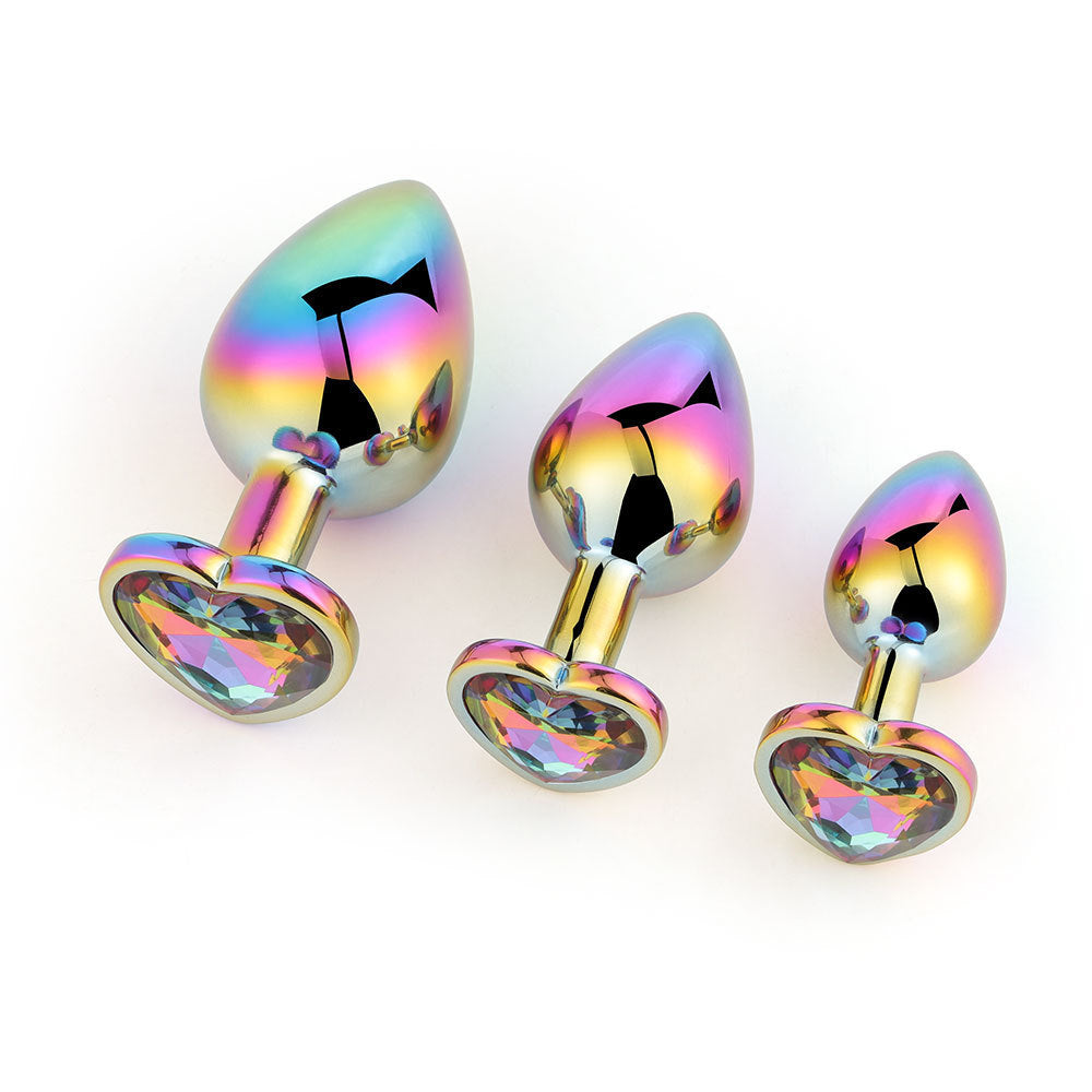 Plug colorés en forme de coeur - Cutie Kinkyxx